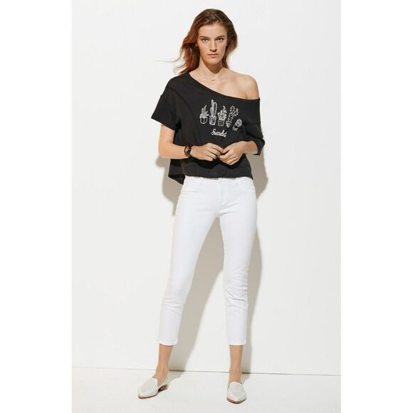 New! DL1961 Instasculpt Cropped Ankle Skinny Jeans Denim White Mid-Rise - Picture 8 of 8